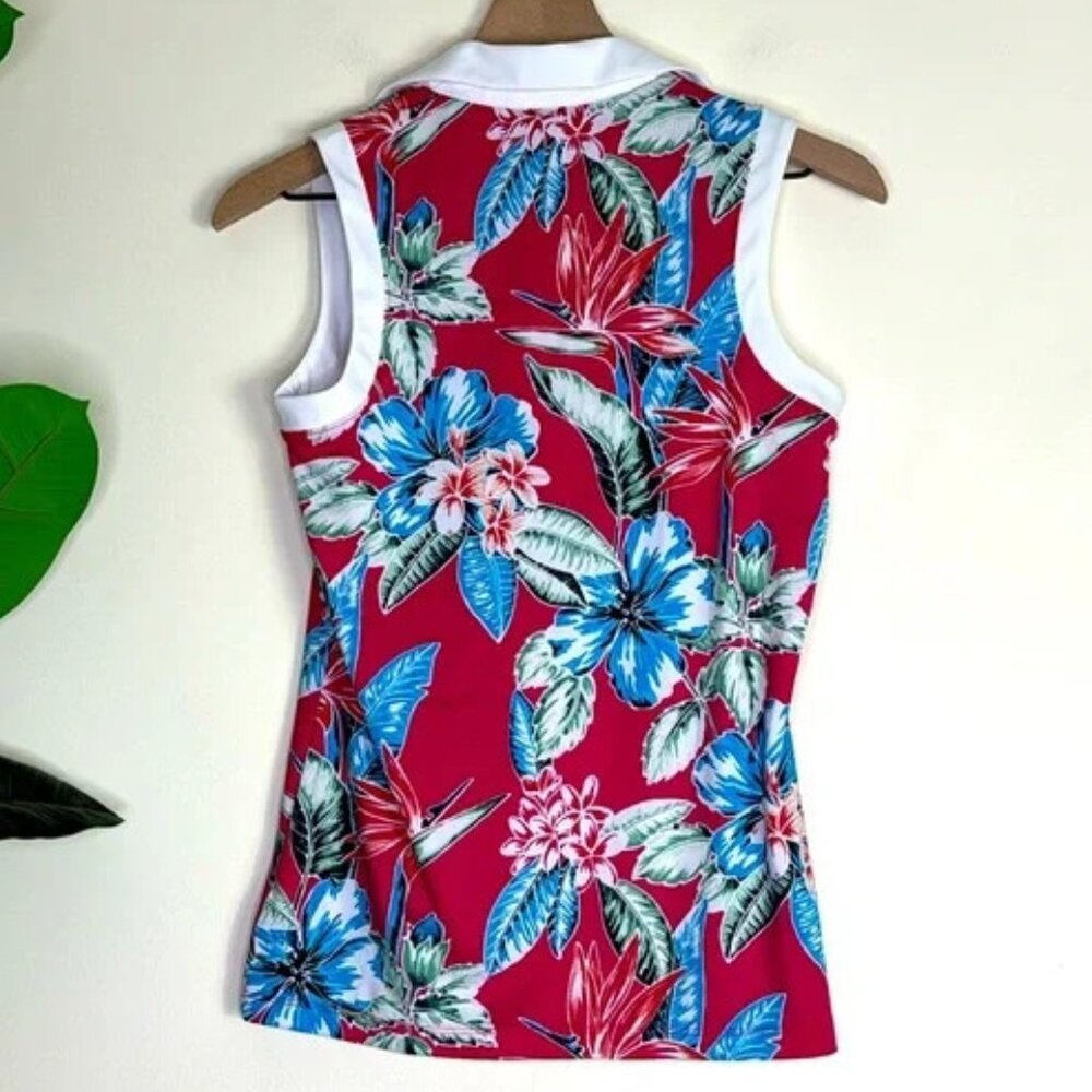 NWT Tommy Bahama Women’s Collared Top UPF 50 Small - Picture 2 of 6